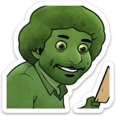 bob ross sticker