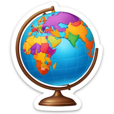 language selection logo sticker