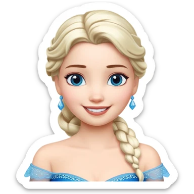 Elsa doll mimi sticker