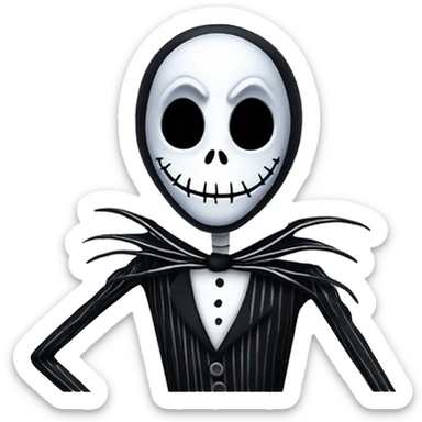 Jack skellington sticker