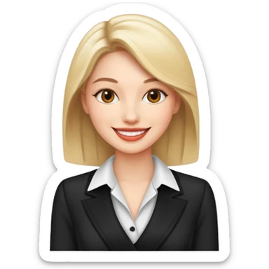 elegant woman sticker