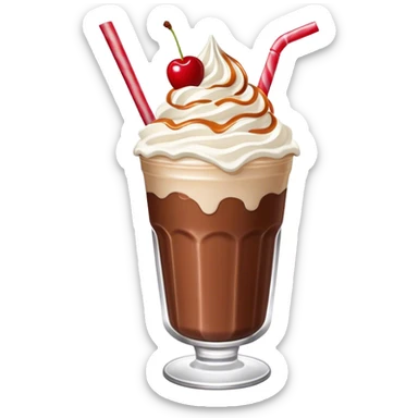 chocolate caramel cookie Milkshake sticker