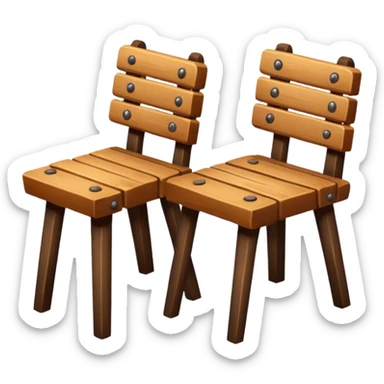 Cabin chairs sticker