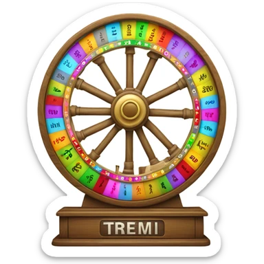 Wheel of Fortune sticker