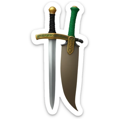 Saudi Arabia sword sticker