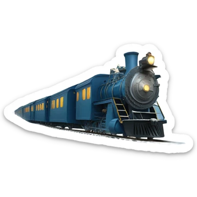 Polar express train sticker