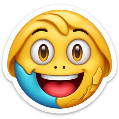 the most crazy emoji you can possibly imagine sticker