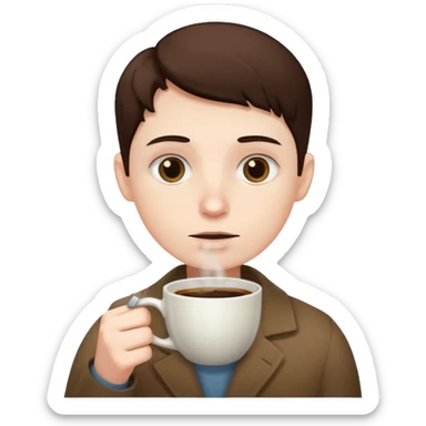 dying but still need coffee sticker