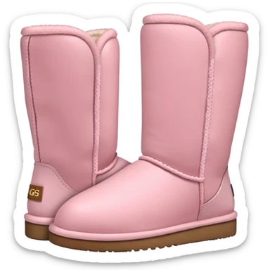 Light pink uggs sticker