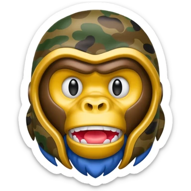 Сделай логотип Bape sticker