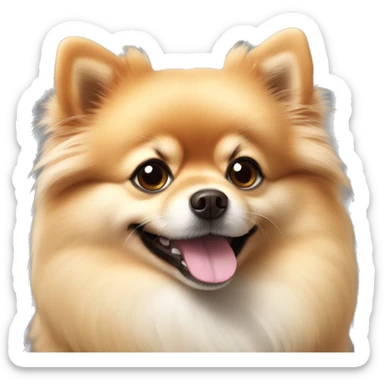 cute pomeranian sticker