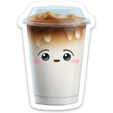 Ice coffe sticker
