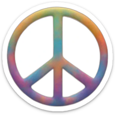 peace sign sticker
