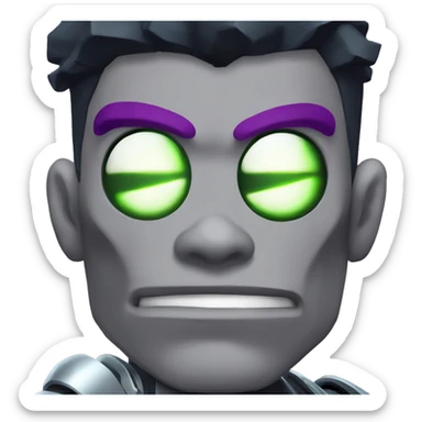 Teen titans go cyborg sticker