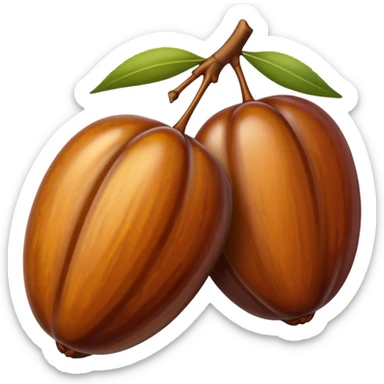 Date fruit sticker sticker