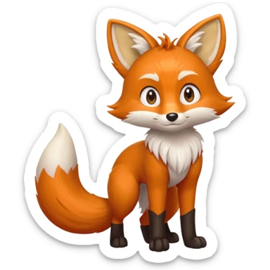 Sonic the hedgehog: Miles "Tails" Prower (the fox) sticker