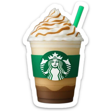 starbucks frappe sticker