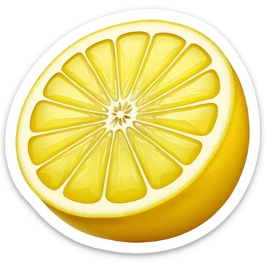 lemon wedge
 sticker