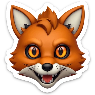 FNAF FOX'ta sticker