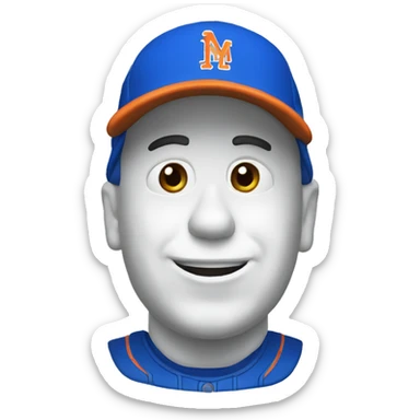 Mr.Met great job sticker