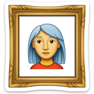  picasso painting frame sticker