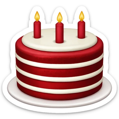 red velvet cake sticker