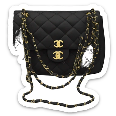 Chanel bag black  sticker