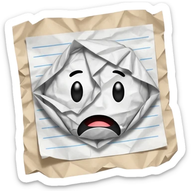 Exam with a fail sticker