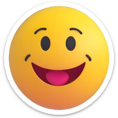 3D smiley emoji, round shape, spinning face, with the text "pörög" sticker
