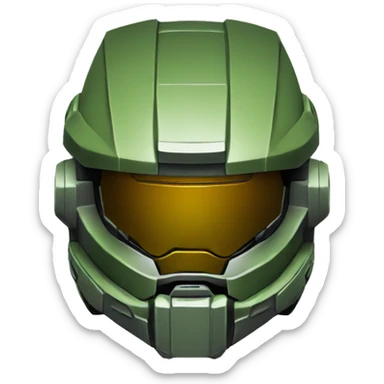 Master Chief helmet  sticker