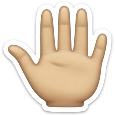 Mano que señala a la pantalla sticker