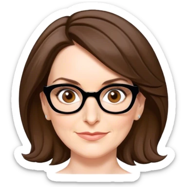 Tina fey sticker