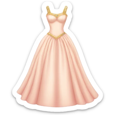 Princess gown sticker