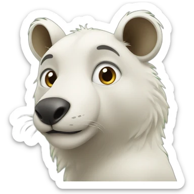 animal in zoo sticker