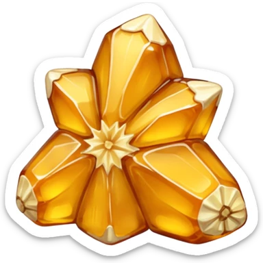 candied ginger root sticker