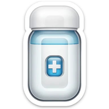 1 medicine capsule sticker