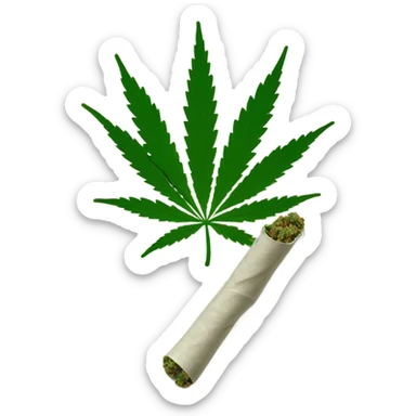 weed pre roll sticker
