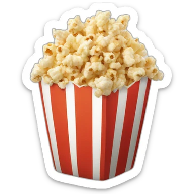 pop corn sticker