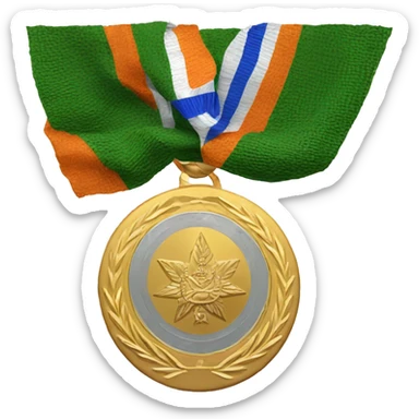 India's Military gold Medal sticker
