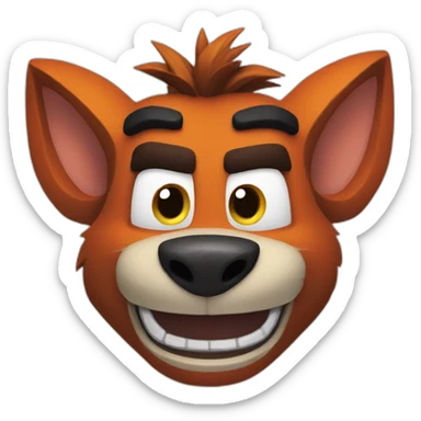 Crash bandicoot  sticker