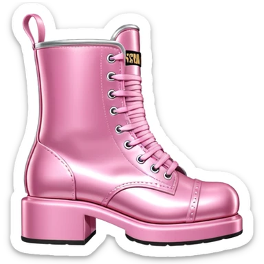 Moschino style spam can shoe sculpture  sticker