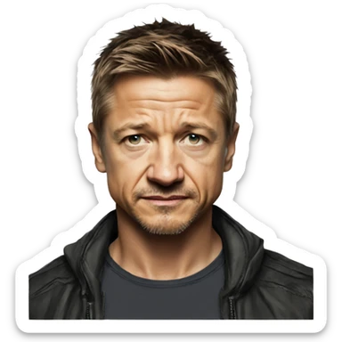 jeremy renner sticker