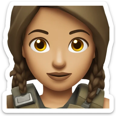 Lara Croft sticker