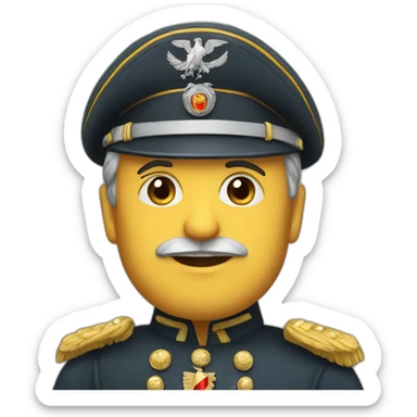 A german general sticker