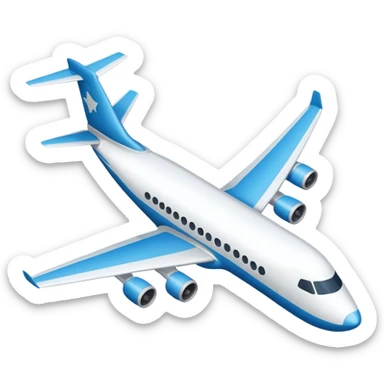 plane pov from up side sticker