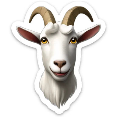 Goat simulator goat sticker