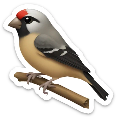 Society finch  sticker