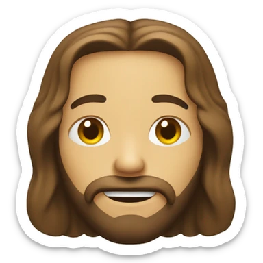 Jesus winking sticker