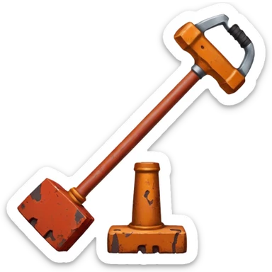 bloody sledgehammer from the Winnie the Pooh: Blood and Honey movie sticker