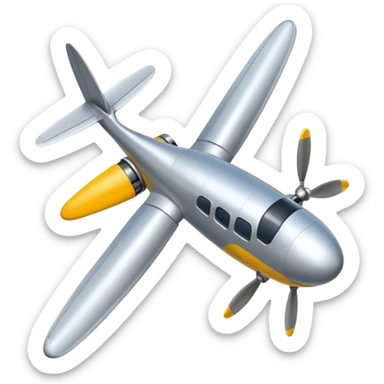 airplane propeller sticker